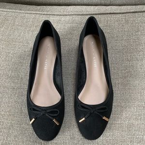 Jelly and Katie black suede shoes